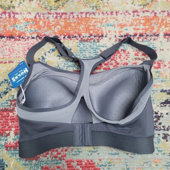 Brooks Women Dare Racer Back Run Bra Size 34E Sporty Gym Fitness Workout NWT - Picture 4 of 13